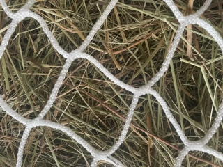 Síť na balík sena, velikost OKA 5 cm, BEZUZLOVÝ POLYPROPYLEN, výběr Ø sítě